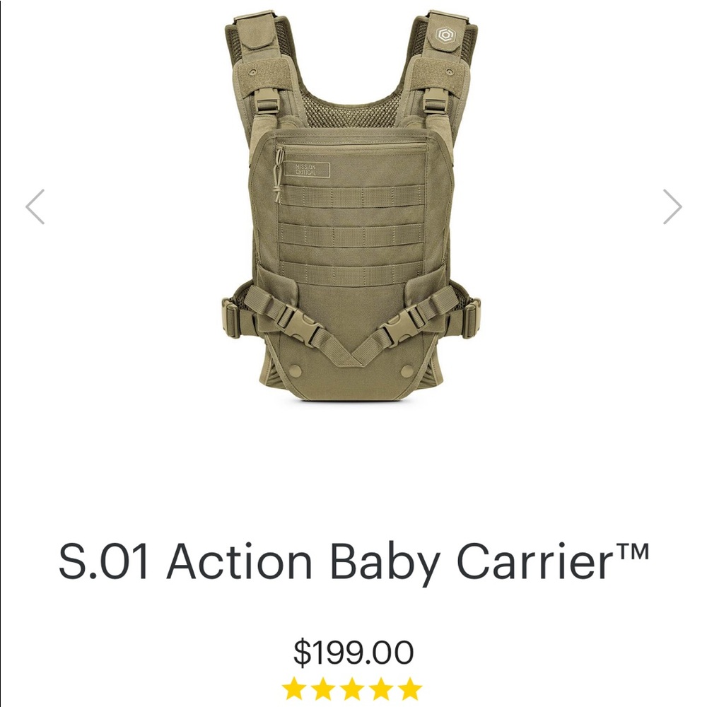 Mission Critical Baby carrier and Baby bagpack